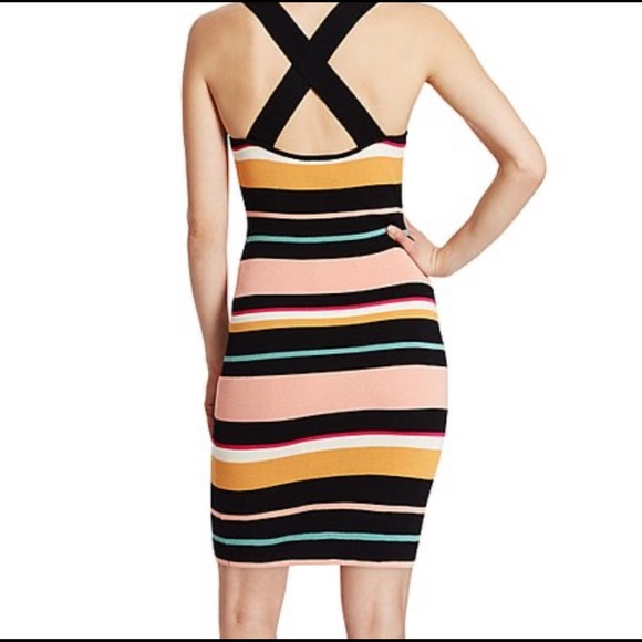 Ella Moss Body dress Alexie desert flower striped - Picture 2 of 13